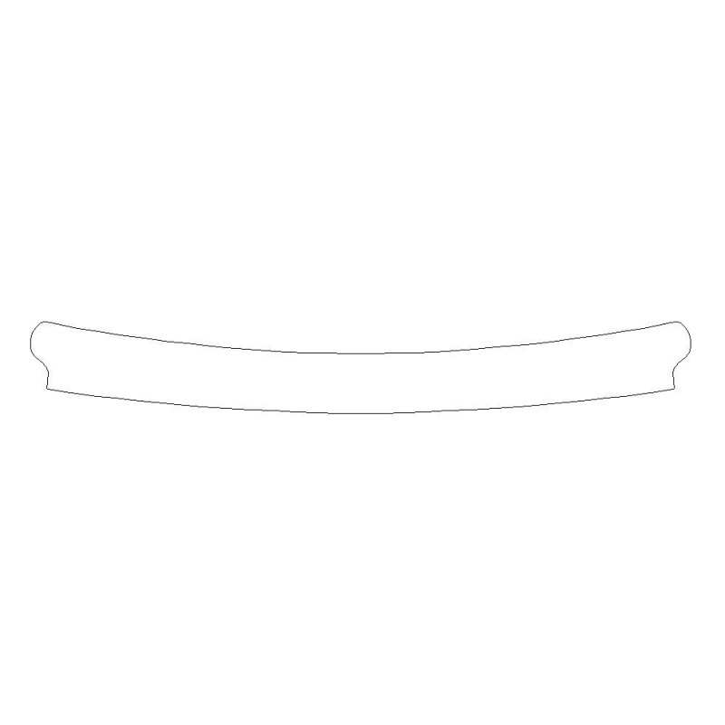 Mercedes C-klasse S205 W205 stasjonsvogn bakre støtfangerbeskyttelsesfilm (2014-2022)