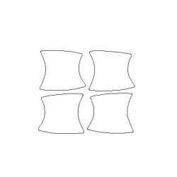 BMW X6 III G06 suojakalvot kahvojen alle (2019-)