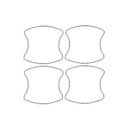 Micra IV K13 dedikerade skyddsfilm för handtag (2010-2016).