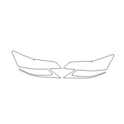 Lexus GS IV GS IV GS IV GS IV GS IV sensors/läppärit edessä suojakalvot (2016-2020)