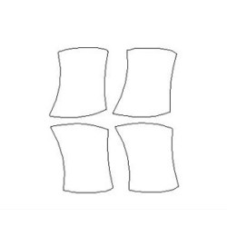 Lexus GS IV speciale beschermfolie voor handgrepen (2012-2020)