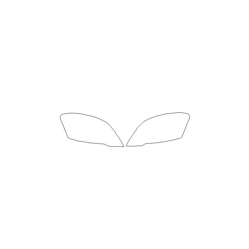 Mercedes-benz ML W164 na FL koplampen / koplamp beschermfolie (2008-2011)