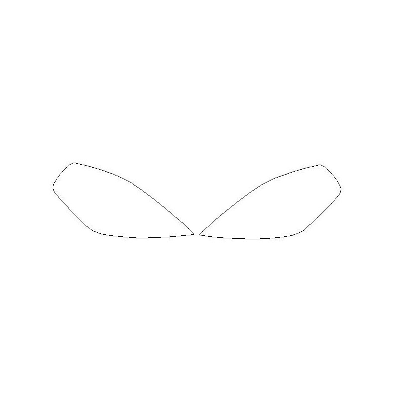 KIA Venga faruri / folii de protecție pentru faruri (2009-2019)