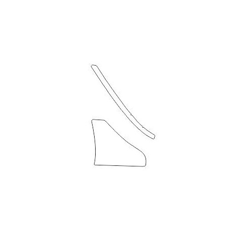 MITSUBISHI LANCER VIII (8) koruma filmi çamurluk / eşik Sportback Sedan (2007-2017)