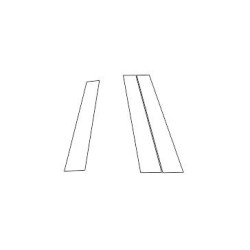 Skoda Octavia III 3 kombi στύλοι B και C προστατευτικό μεμβράνη (2012-2020)