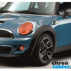 Mini Cooper naklejki / folie ochronne na reflektory / światła przednie