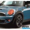 Mini Cooper naklejki / folie ochronne na reflektory / światła przednie
