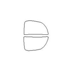 Honda CR-Z dedikerte beskyttelsesfilmer for dørhåndtak (2010-2016)