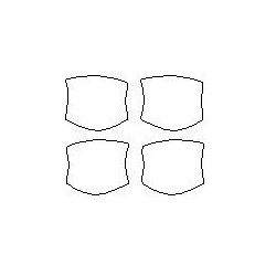 Προστατευτικές μεμβράνες για τα χερουλιά Citroen C3 Aircross (2017-2020)