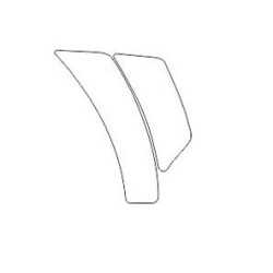 Mercedes C Klasse w204 spatbord en deurbeschermerfolie (2007-2014)