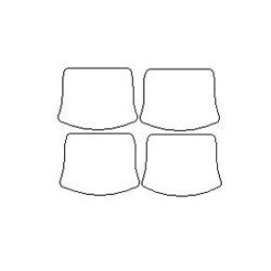 Porsche Cayenne II 92A omistetut suojakalvot kahvoille (2010-2017)