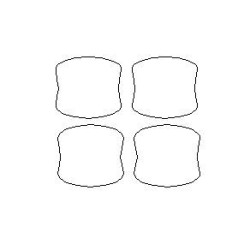 Mitsubishi Pajero Sport III dedikált védőfóliák kilincshez (2016-)