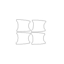 Mercedes-benz CLS C218 koruyucu kapı kolları için uygun filmler (2010-2018)