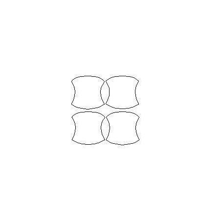 Honda HR-V III 3 ochranné fólie pod rukoväť (2022-)