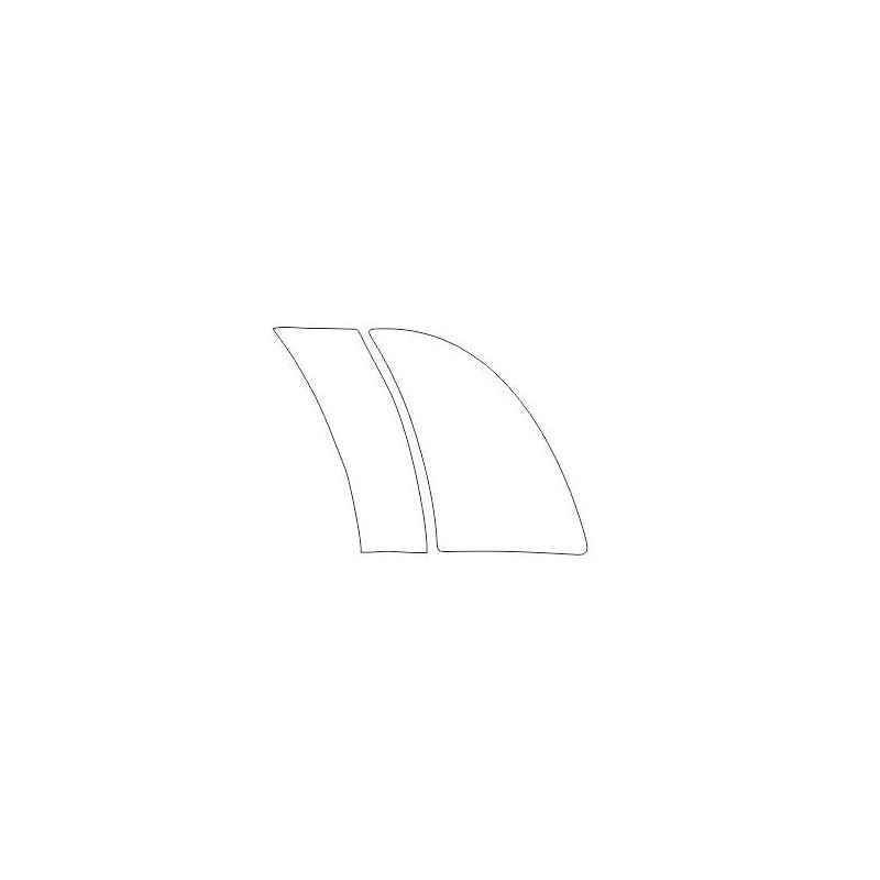 Mercedes GL - klasse X164 bagskærm, dør og bagkofanger beskyttelsesfolie (2006-2012)