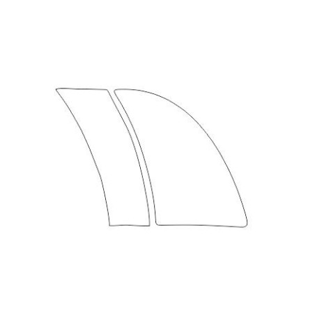 Mercedes GL - class X164 film de protection pour aile de porte passage de roue arrière (2006-2012)