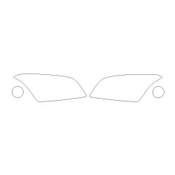 Chevrolet Trax I mk1 1 forlygter / forlygter halogen beskyttelsesfilm (2013-2016)