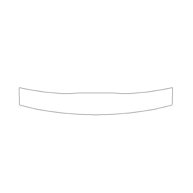 Renault Grand Scenic III 3 beskyttelsesfilm for støtfanger bak (2009-2016)