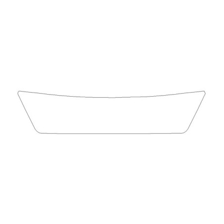 Volkswagen Scirocco rear bumper protection film (2008-2017)