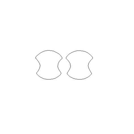 Mini One / Cooper III F56 3D dedikált karbantartási fóliák a kilincsek alá (2014-2024)