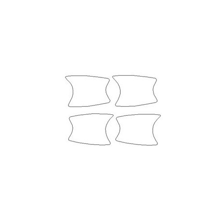 Speciální ochranné fólie klik dveří Mercedesu třídy E W213 (2016-2023)