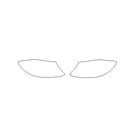 Mercedes E-Class W213 hlavní světlomety / přední lampy ochranné fólie (2016-2019)