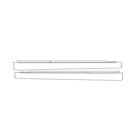 Mercedes E-Klasse W213 beschermfolie / beschermfolie voor dorpels en deuren (2016-2023)