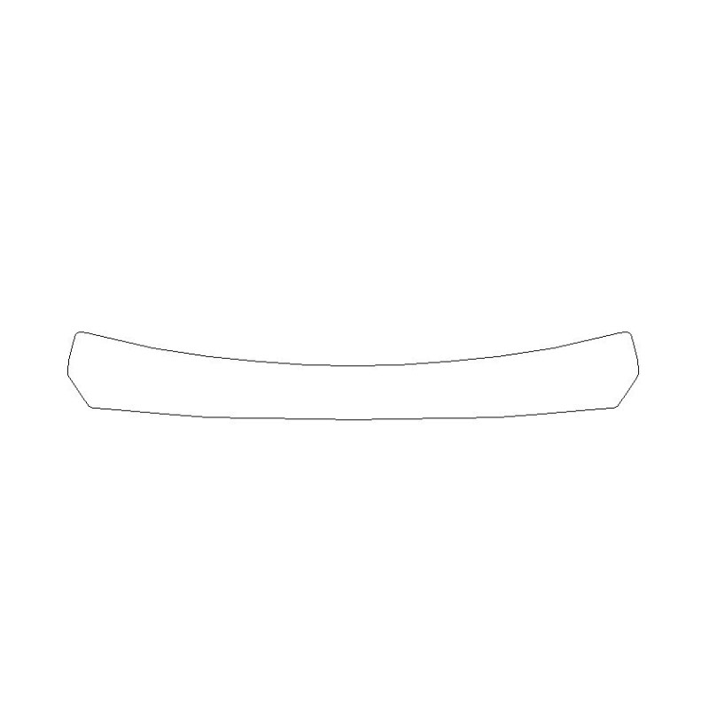Mercedes E-Class W213 sedan rear bumper protective film (2016-2023)