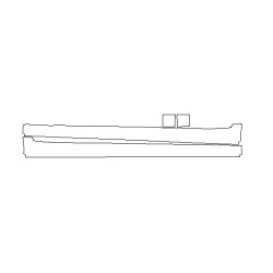 BMW 5 M5 E60 E61 beschermende folies / beschermende folie voor dorpels (2003-2010)