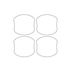 MITSUBISHI ASX beskyttelsesfilm til dørhåndtag (2010-2020)