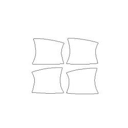 MERCEDES C-klasa W204 kapı altı koruyucu filmler (2007-2014)