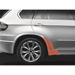 BMW X5 M E70 blatník, dvere prah zadný ochranná folie (2006-2013)