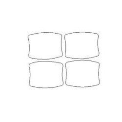 BMW 5 E60 E61 dedikované ochranné fólie na kliky (2003-2010)