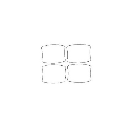 BMW 5 E60 E61 dedikované ochranné fólie na kliky (2003-2010)