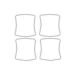 SUBARU IMPREZA IV omistetut suojakalvot oville (2011-2016)