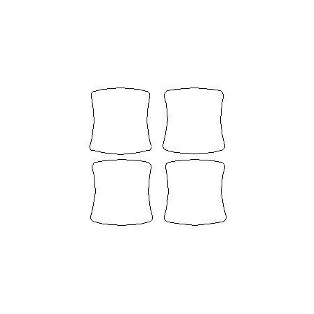 SUBARU IMPREZA GH III (3) filmes de proteção dedicados para maçanetas (2008-2013)