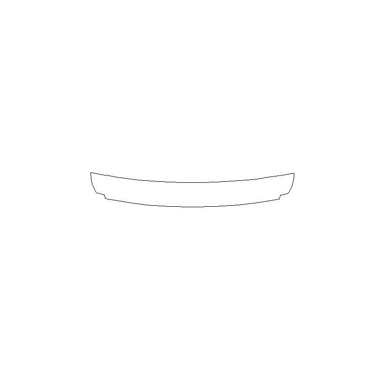 BMW X6 E71/E72 rear bumper protective film (2007-2014)