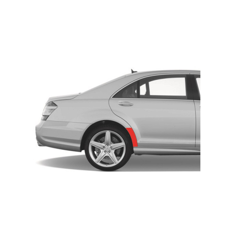 MERCEDES S-razred W221 ochranná fólia na zadné bočné kryt kolesa (2005-2013)