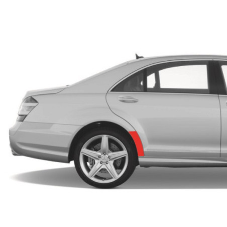 MERCEDES S-klasse W221 beskyttelsesfilm til bagskærmens hjulbue (2005-2013)