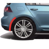 VW GOLF VII (7) beskyttelsesfilm til stænklapper foran bagbage (2012-2016)