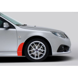 SAAB 9-3 II (2) çamurluk ve yan marşpiyel için ön sıçrama koruması (2002-2011)
