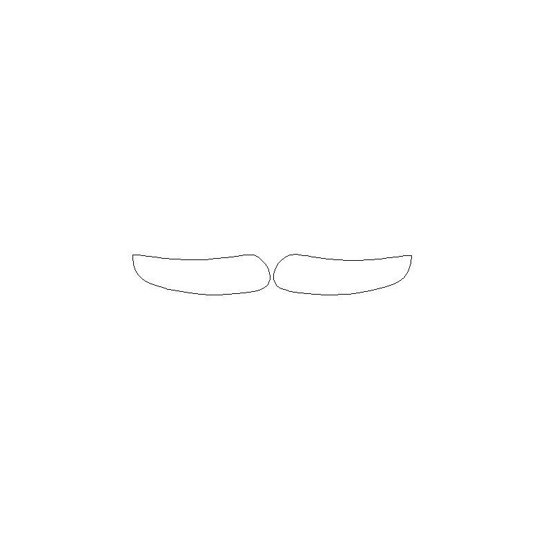 SAAB 9-5 I μετά το FL προστατευτικά κεραμικών φαναριών / μπροστινών φώτων (2005-2009)