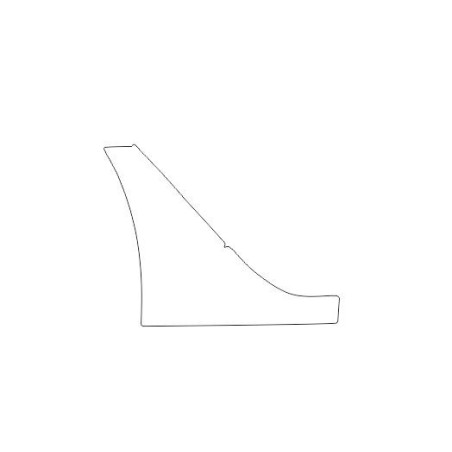 Mitsubishi Colt CZ5 ΙΣΤ (6) και ΗΙ (7) 5d προφυλακτικό πτέρων προστασίας (2004-2008)