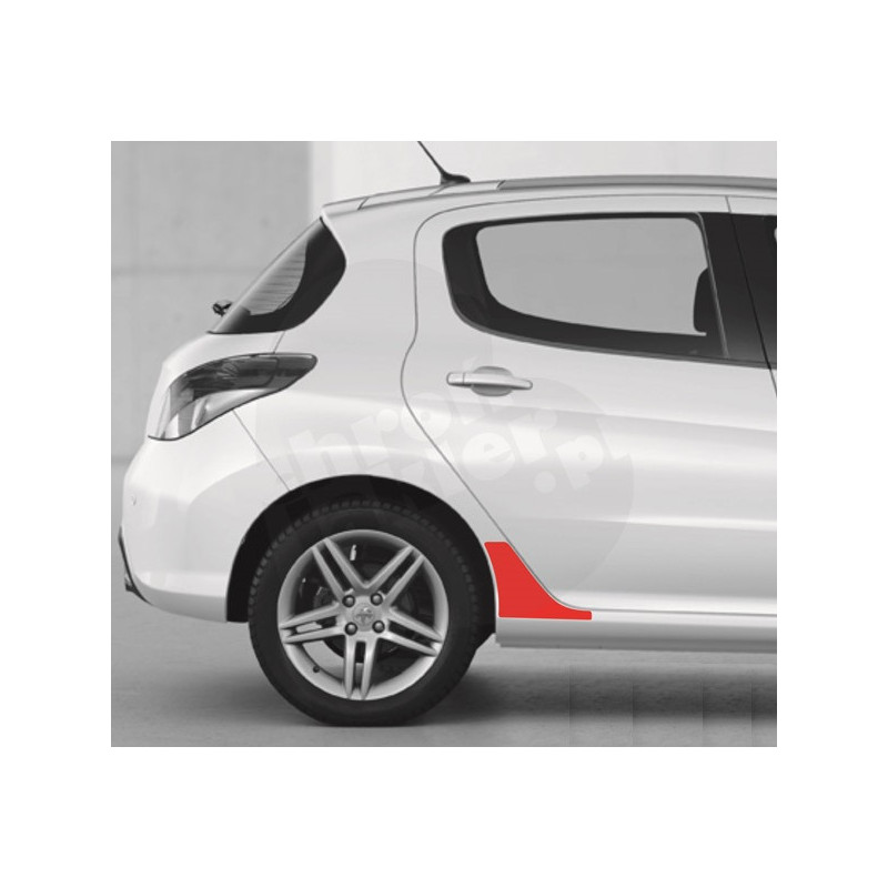 PEUGEOT 308 I (1) 5D sticker / beschermfolie voor achtervleugel (2007-2013)