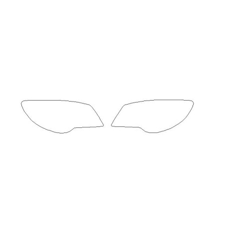 VW Touran I efter FL beskyttelsesfilm til forlygter (2007-2010)