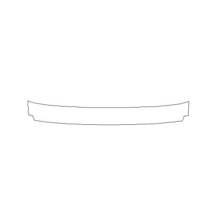 KIA RIO III (3) UB hatchback paraurti posteriore pellicola protettiva (2011-2017)