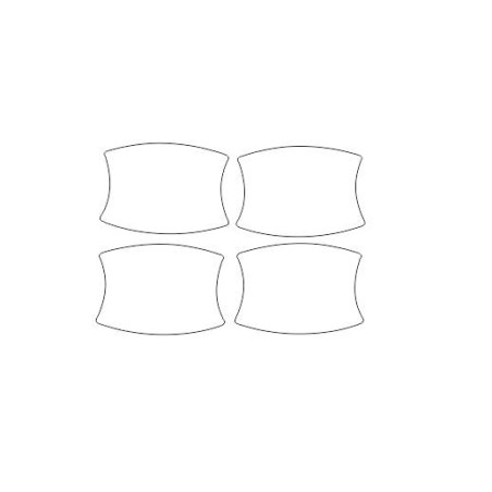 HONDA ACCORD VIII (8) (ACURA TSX) pellicole protettive per maniglie (2008-2015)