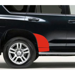 TOYOTA LAND CRUISER 150 J150 ochranné fólie blatník / dvere, zadný prah (2009-)