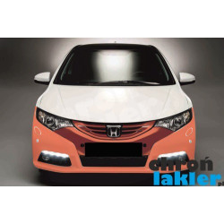 Honda Civic IX 9 zderzak przód folia ochronna 3M VentureShield (clear bra)