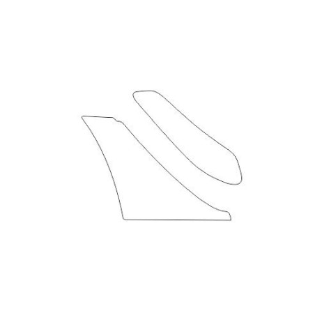 OPEL ASTRA J 4 IV skyddsfilm för stötfångare / skärm och bakdörrar (2009-2015).